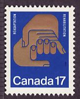 Canada #856 Helping Hands MNH single