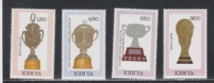 Kenya # 515-518, Soccer Trophies, Mint NH, 1/2 Cat.