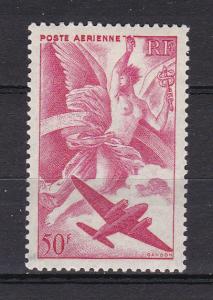 FRANCE C19 MINT OG 1946 50fr IRIS & PLANE