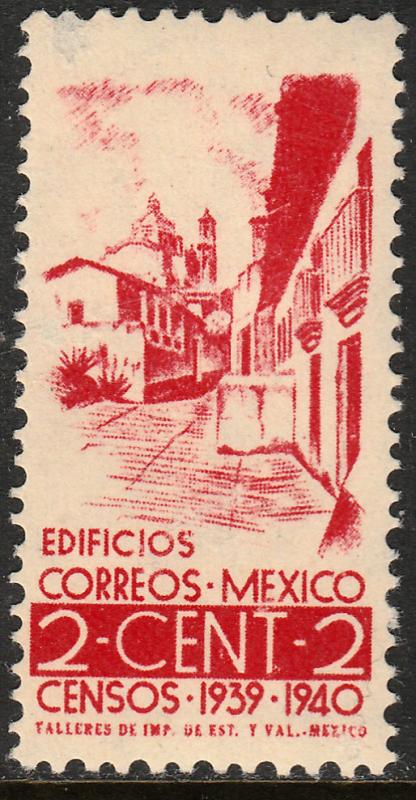 MEXICO 751, 2c Census, 1940. MINT, NH. F-VF..