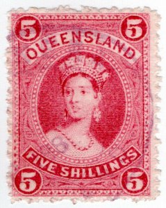 (I.B) Australia - Queensland Revenue : Stamp Duty 5/-