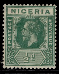 NIGERIA GV SG15, ½d green, M MINT.