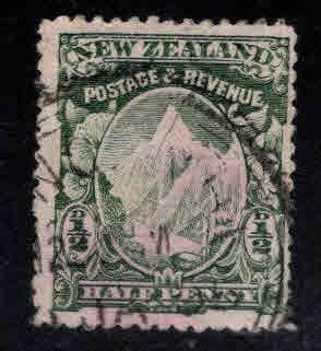 New Zealand Scott 84 Used half penny stamp