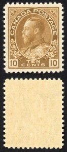 Canada SG254 10c bistre brown Very Fine U/M (MNH) Unitrade Cat 180