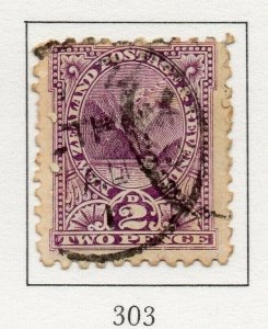 New Zealand 1900-01 Early Issue Fine Used 2d. NW-167585