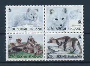 [54016] Finland 1993 Wild animals Mammals WWF Fox MNH