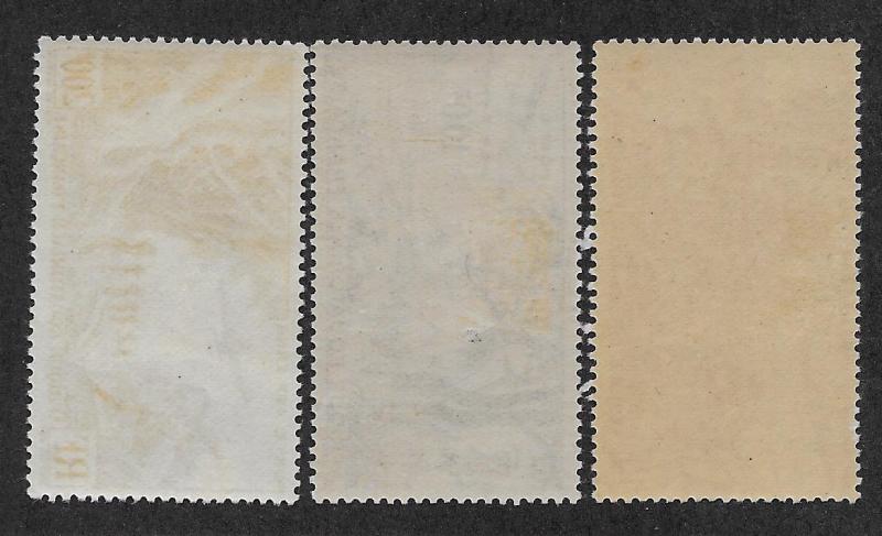 FRENCH EQUATORIAL AFRICA SC# C31-33  FVF/MOG    1946