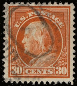 MALACK 420 VF/XF, bold orange color, choice stamp! k0103