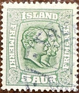 Iceland 1907-08 Sc. 74 Used