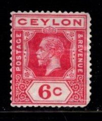 Ceylon -  #204 King George V (Wmk 3)  - Used