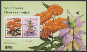 Canada 3143 Wildflowers souvenir sheet MNH 2024