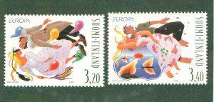 FINLAND 1074-5 MNH CV $4.75 BIN $2.50