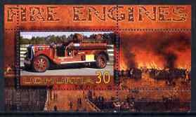 UDMURTIA - 2006-Fire Engines #1-Perf Souv Sheet -Mint Never Hinged-Private Issue