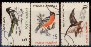 Romania 1993 SC# 3812-4 Birds CTO L189