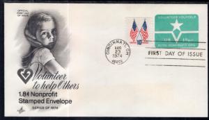 US U568 Non Profit Artcraft U/A FDC