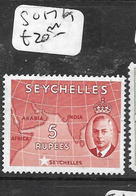 SEYCHELLES  (P0506B)  KGVI  5R MAP SG 171   MOG