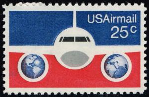 US #C89 Plane and Globes; MNH (0.50)