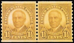 U.S. Scott # 686 PR, 1.5¢, 1930, PSE Cert, XF 90, Mint, OGnh, Coil Pair, Brown