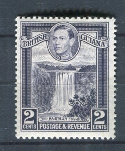 BRITISH GUIANA; 1938 early GVI Pictorial issue Mint hinged Shade of 2c. value