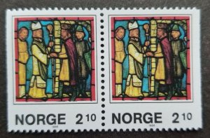 *FREE SHIP Norway Christmas 1986 Stained Glass Window Religious (stamp) MNH