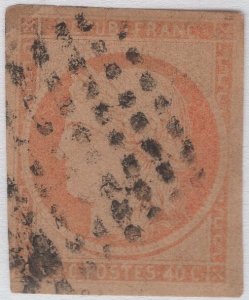 French Colonies 1871-72 used Sc 14 40c Ceres (I)