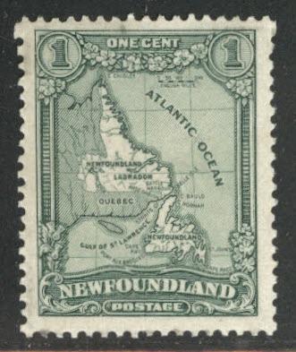 NEWFOUNDLAND Scott 145 MNH** map stamp