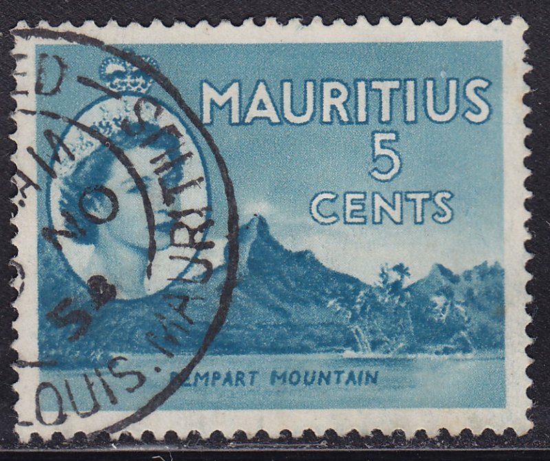 Mauritius 254 Rempart Mountain 1954