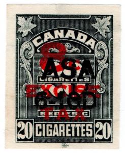 (I.B) Canada Revenue : Cigarette Duty 8c (twenty)