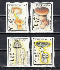 Somalia, Mi cat. 468-471. Mushrooms issue. ^