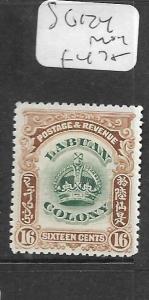 LABUAN  (PP0104B)  CROWNS 16C  SG 124  MOG