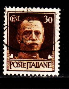 Italy - #219 Victor Emmanuel III - Used
