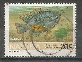 NAMIBIA, 1992, used 20c Fish, Scott 710