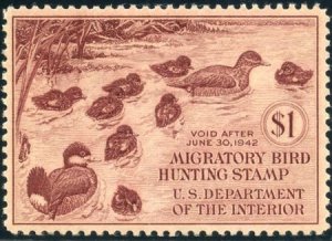 US RW8 Duck Stamps VF - XF NH