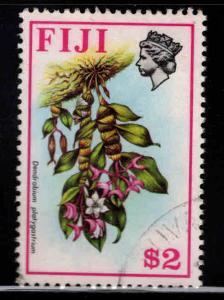 FIJI Scott 325 Used key $2 flower stamp