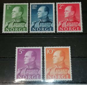 Norway 1959 King Olav V MLH set