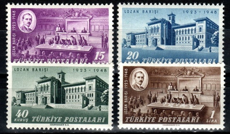 Turkey #978-81 MNH CV $5.00 (X1353)