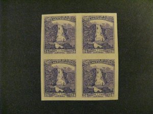 El Salvador 154 unused no gum imperf block a21.9 3232