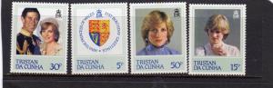 Tristan da Cunha  1986 Royal Wedding MNH