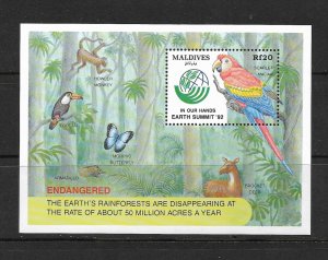 BIRDS - MALDIVES #1822  MNH