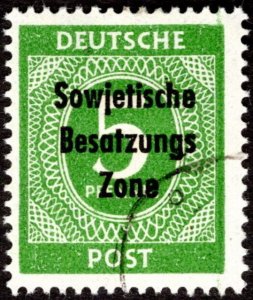 1948, Germany, 5pf, Used CTO, Sc 10N17