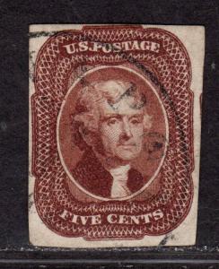 $US Sc#12 used, VF, gorgeous, sound beauty! Cv. $700