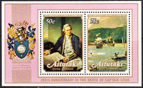 Aitutaki #172a MNH Cook + ship