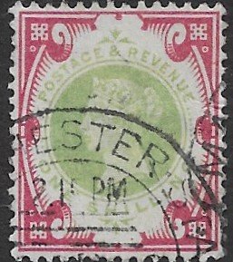 GB 126  1900    1  sh .  vf used