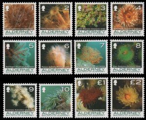 Alderney 2006 MNH Stamps Scott 279-290 Definitives Marine Life Corals Anemones