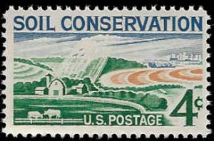 U.S. #1133 MNH; 4c Soil Conservation (1959) (4)