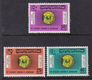 Jordan 1049-1051 MNH VF