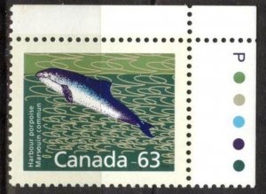 Canada 1990 Animals Harbour Porpoise Mi. 1215 MNH