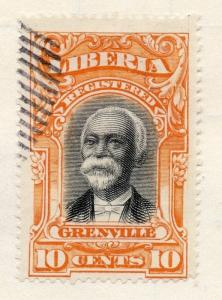 Liberia 1920s Officials Early Issue Fine Used 10c. 151457