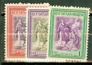 EU: San Marino 260-5 MNH CV $40; scan shows only a few