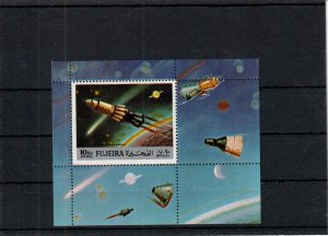 Fujeira 1972 -  Space Exploration Mini Sheet Mi-A977/Block 103 A - Perf - MNH